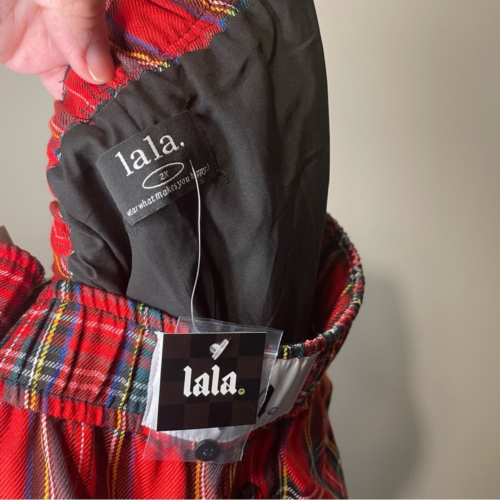 Dressed in Lala Down Bad Plaid Boxer Shorts - Picture 4 of 4